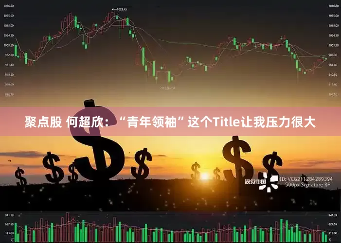 聚点股 何超欣：“青年领袖”这个Title让我压力很大
