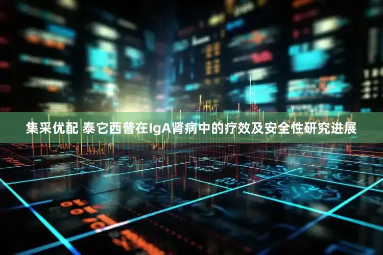 集采优配 泰它西普在IgA肾病中的疗效及安全性研究进展