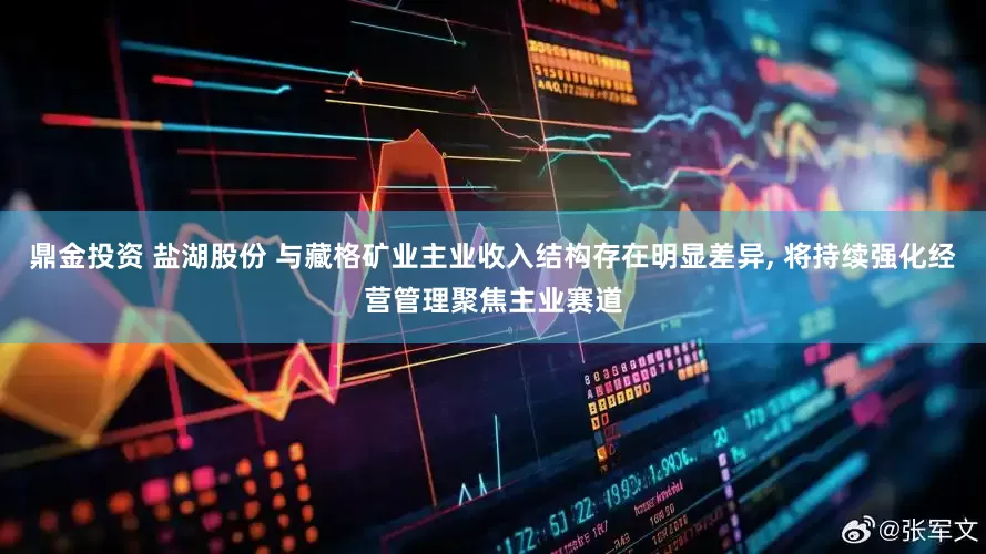 鼎金投资 盐湖股份 与藏格矿业主业收入结构存在明显差异, 将持续强化经营管理聚焦主业赛道